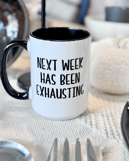 Exhausting Mug