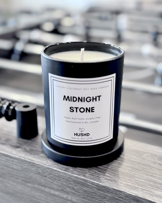 Midnight Stone Candle